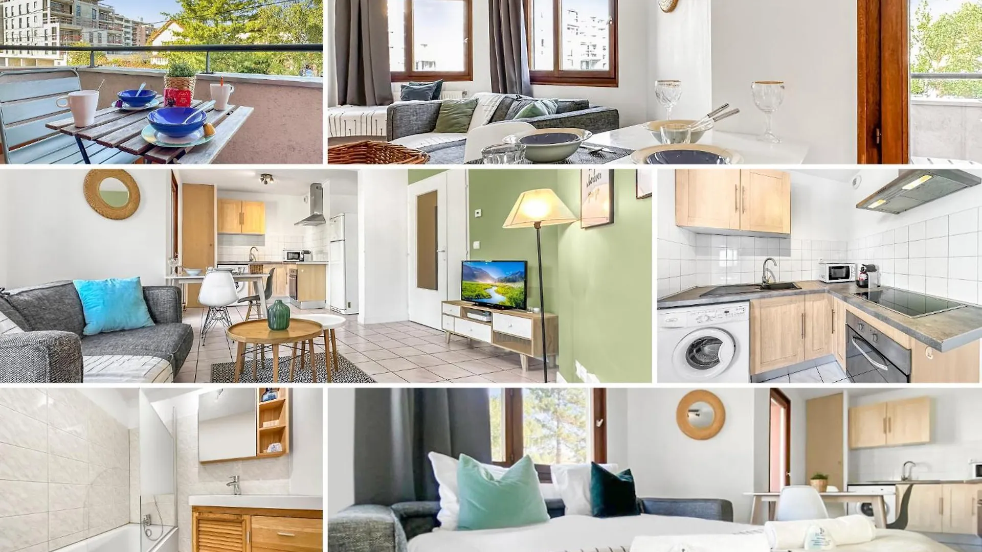 Apartment Homey Florissant - Proche Gare / Parking Gratuit / Balcon Prive / Wifi Gratuit Annemasse
